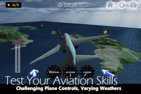 Flight Simulator Classic 2015 - FREE Pilot, flying and parking aircraft flight simulation game screenshot 2