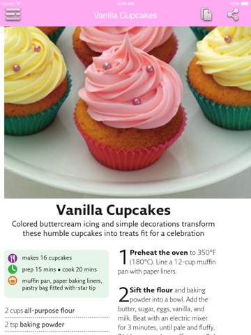 Dessert & Cake Recipes for iPad screenshot 3