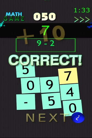 The Math Game - Subtraction Facts screenshot 3