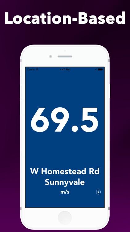Speedometer: speed detection in miles per hour, kilometers per hour and meters per second