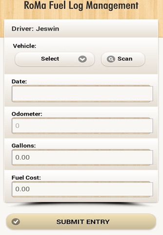RoMa Fuel Log screenshot 2