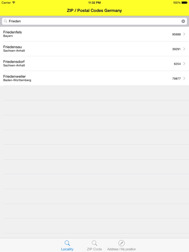 Zip Postal Codes Germany On The App Store
