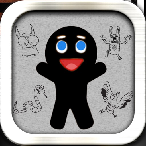 Christmas Paper Ginger-bread Kid Doodle Sketch Mega Holiday Jump iOS App