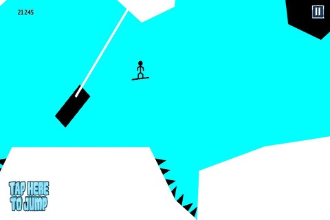 Absolute eXtreme Stickman Snowboarding  PRO - Full eXtreme Stunts Snowboard Version screenshot 2