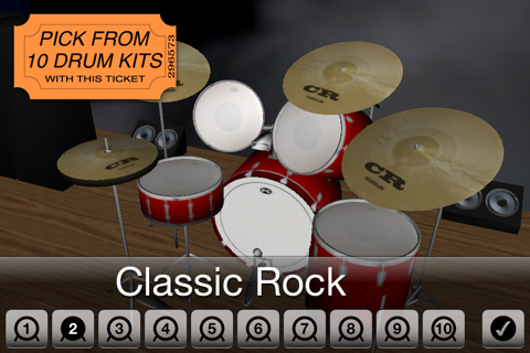 3D Drum Kit Music True Drums Playing Drums