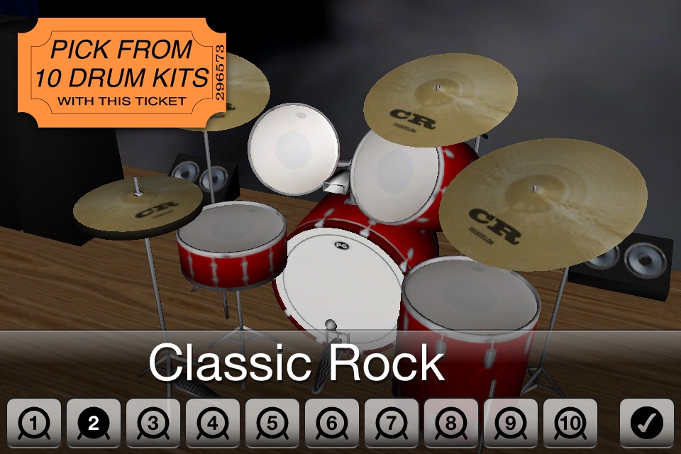 Spotlight Drums ~ The drum set formerly known as 3D Drum Kit screenshot 2