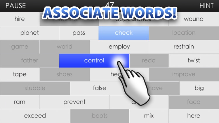 Word Wall - A challenging and fun word association brain game by