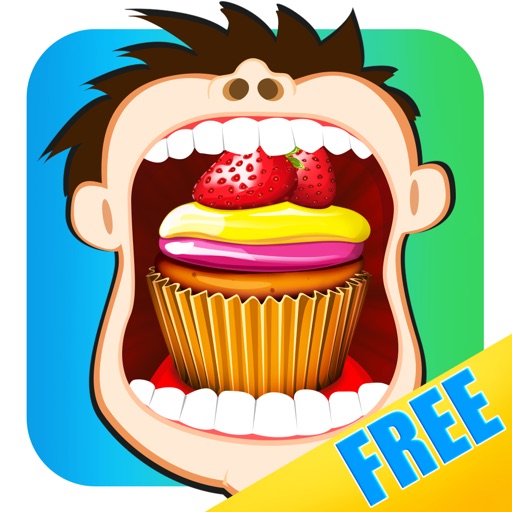 Cupcake Mouth Wide Open : Kids Don't tell the Dentist iOS App