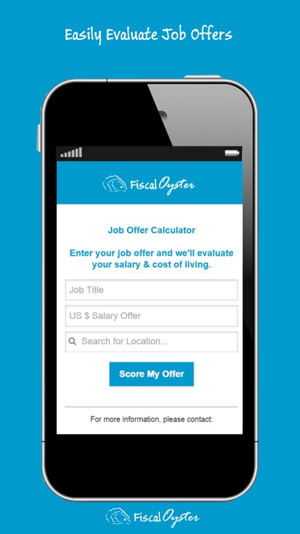 FiscalOyster Salary - Job Offer & Cost of Living Calculator