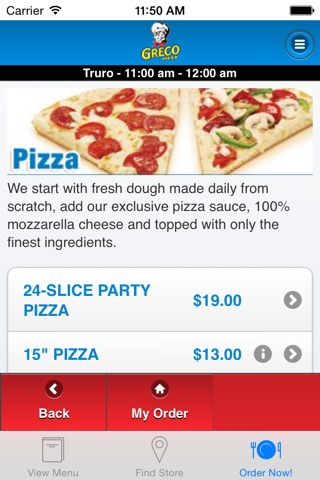 Greco Pizza screenshot 3