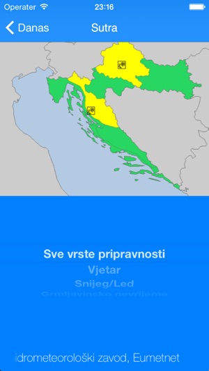 Meteoalarm Hrvatska(圖5)-速報App