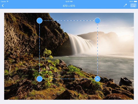 Optics - a beautiful pixel inspector, color picker, precision cropping screenshot 3