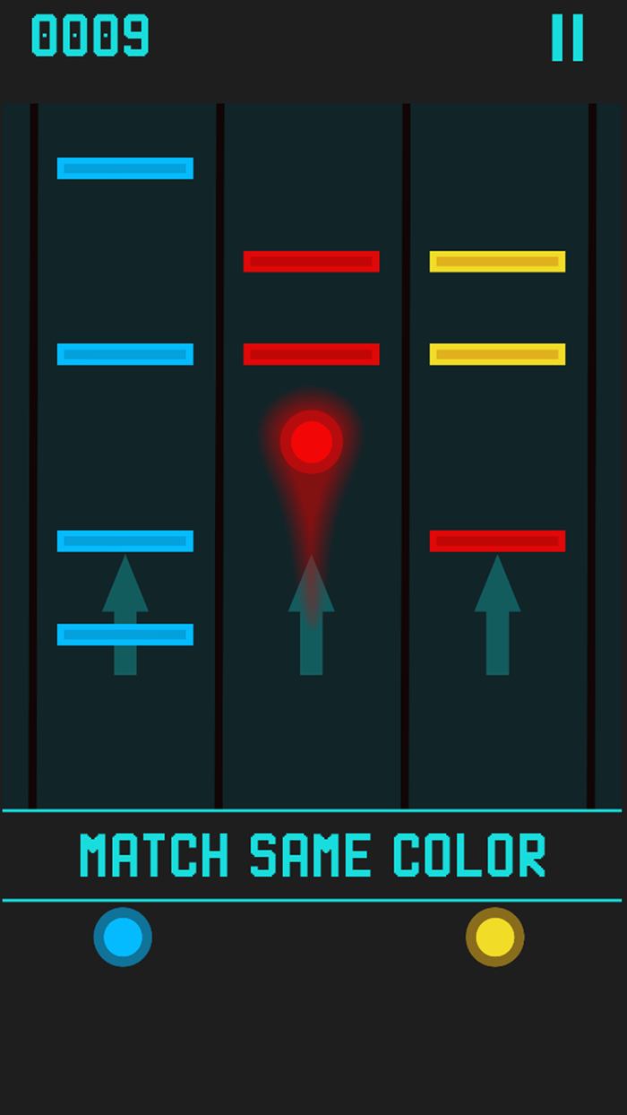 Color Smash hit bricks match color---  tinycytusdeemo piano