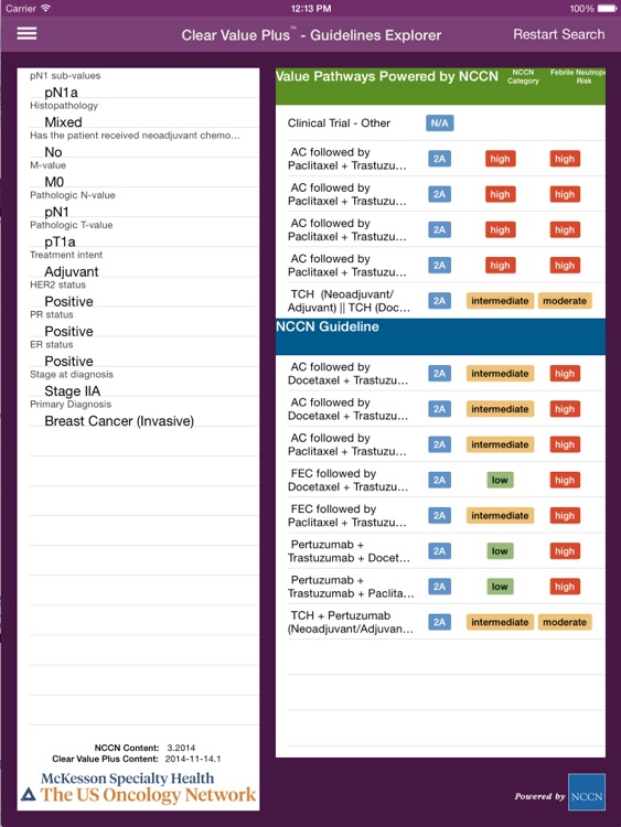 Clear Value Plus - Guideline Explorer