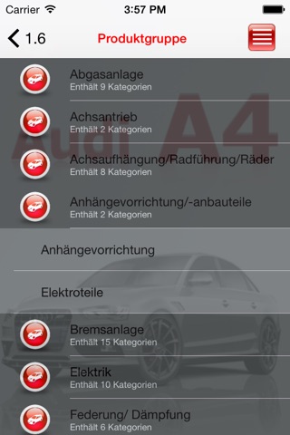 AutoParts  Audi A4 screenshot 3