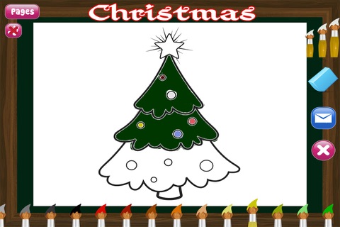 Christmas Coloring Book for Preschool - Santa , Rudolph and Frosty FREE screenshot 3