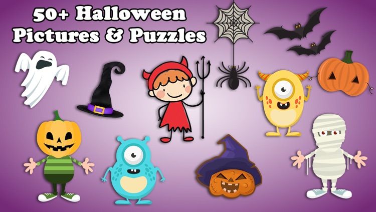 Halloween Shapes Puzzle For Kids