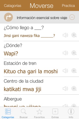 Swahili Pretati - Translate, Learn and Speak Swahili with Video Phrasebook screenshot 2
