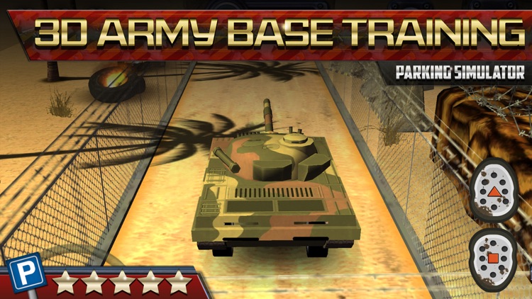 3D World Tank Parking - Allied War Army Blitz Driving Force screenshot-0