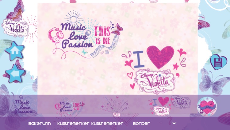 Violetta Digital Card