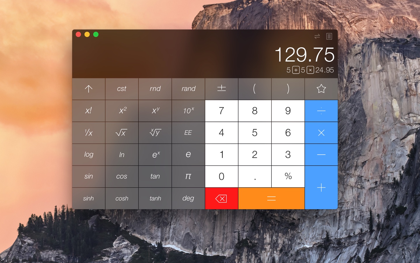 Screenshot do app Calcbot - The Smart Calculator
