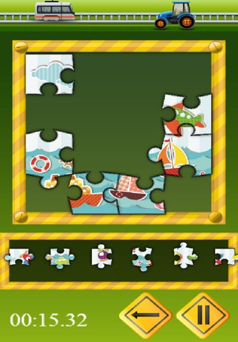 Kids Vehicles Jigsaw Puzzle screenshot 2