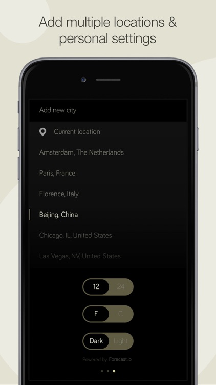 Weather Dial 2 - A Simpler, More Beautiful Weather App screenshot-3