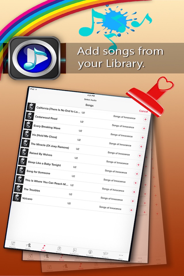 Customize Video Generator: Add Music, Sound Tracks to Video Clips screenshot 3