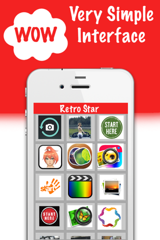 Retro Star Photo Editor - vintage camera for painting sketch effects + stickers screenshot 2