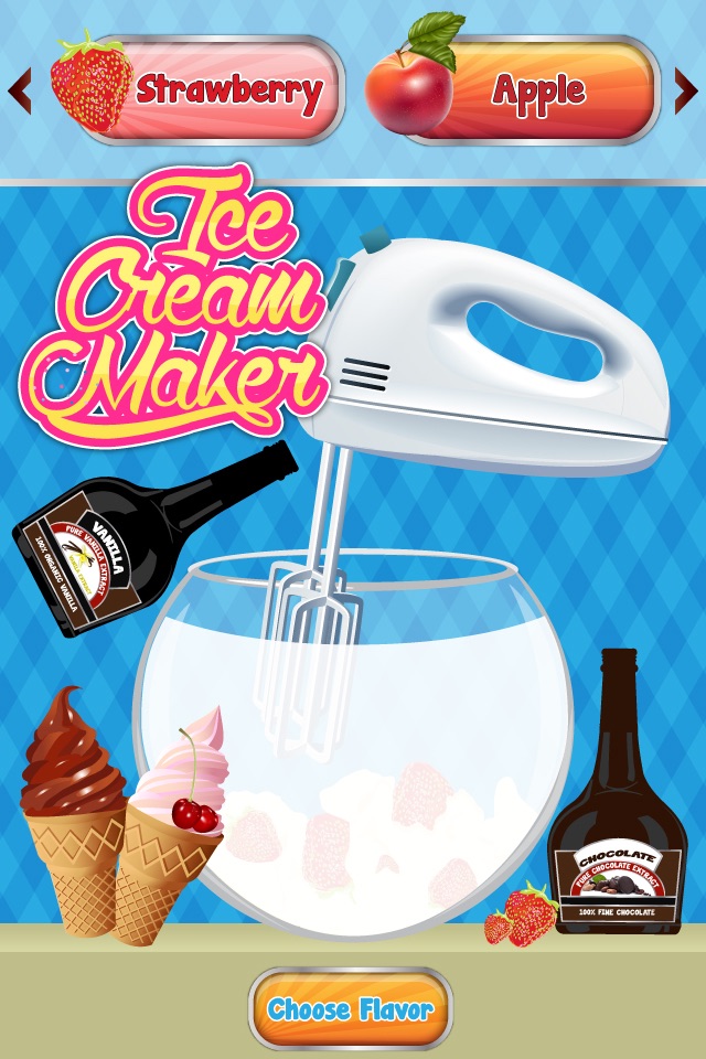 Ice Cream Maker - Frozen ice cone parlour & crazy chef adventure game screenshot 2