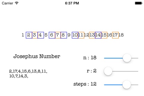 線形交差ヨセフス問題 〜The Linear Josephus Problem in Two Directions〜 screenshot 2