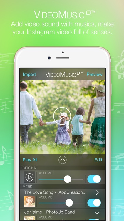 Video Background Music Square Free - Create Video Music by Add and Merge Video and Song Together and Share into Square Size for Instagram