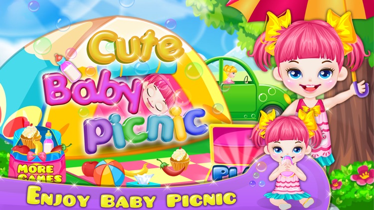 Cute Baby Picnic