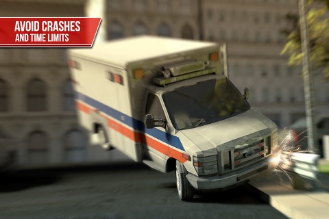 Ambulance Simulator 3D - Patients emergency rescue and hospital delivery sim - Test real car driving, parking and racing skills screenshot 4