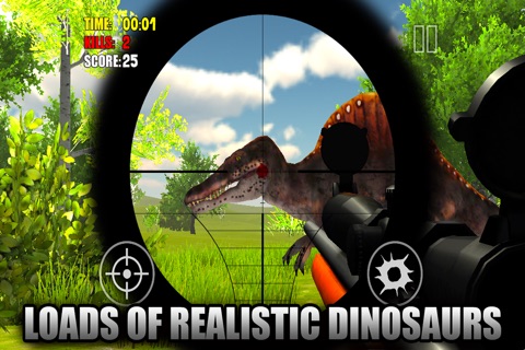 Alpha Dino Sniper 2014 3D PRO: Shoot Spinosaurus, Trex, Raptor screenshot 3