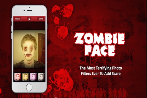 Zombie Face -Turn yourself into Real terrifying monster With Photo Face Booth Editor screenshot 4