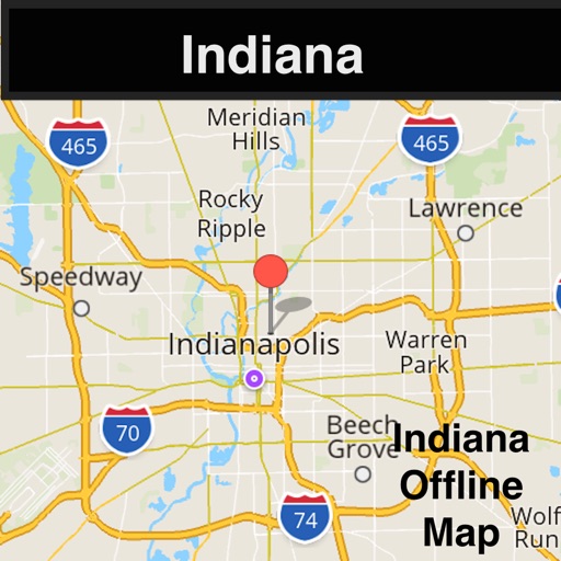 Indiana Offline Map with Traffic Cameras Pro icon