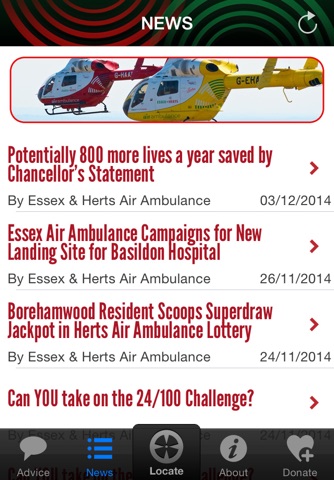 Essex & Herts Air Ambulance screenshot 2