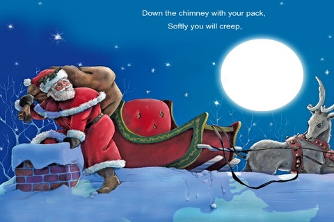 Jolly Old St Nicholas - Read along interactive christmas carol, song for children, parents and teachers screenshot 2