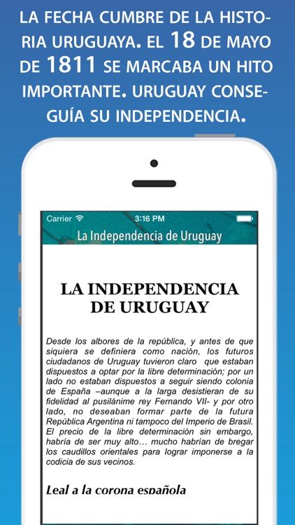 La independencia de Uruguay