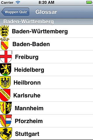 Wappen Quiz Deutschland screenshot 2