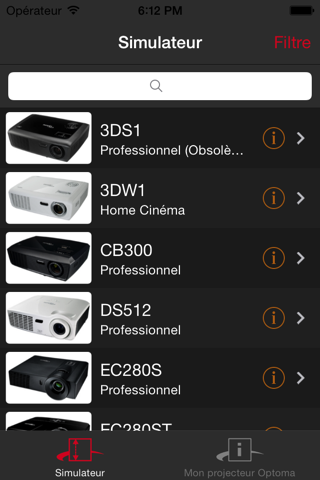 Optoma Projection Simulator screenshot 2