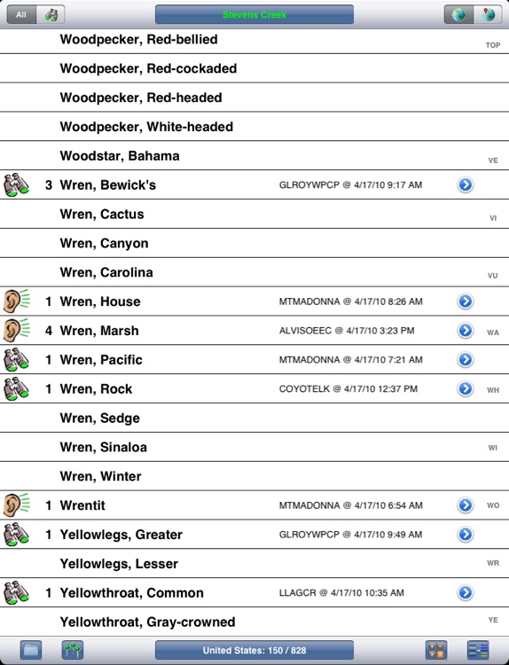 Birdwatcher's Diary for iPad