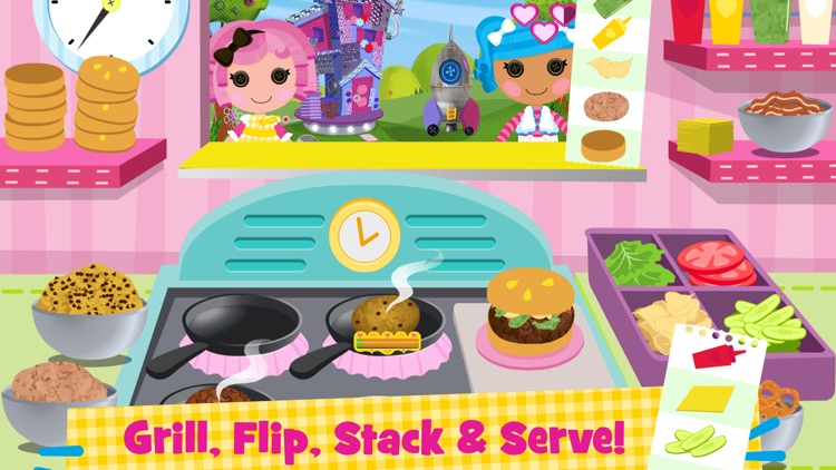 Lalaloopsy Diner - A Candy Coated Burgeria, Pizza Party Cooking Game screenshot-0