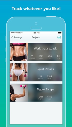 Pushh - keep track of your fitness selfies(圖2)-速報App