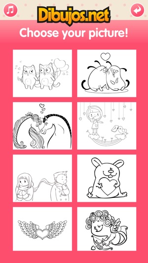 Love Coloring Pages - Saint Valentines Day(圖2)-速報App