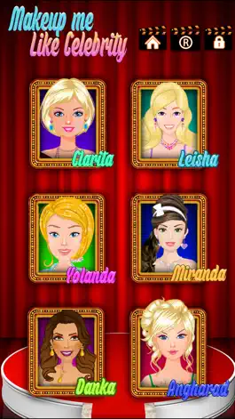 Game screenshot Makeup Me Like Celebrity apk