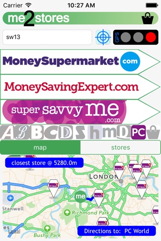me 2 stores: UK shops and retailers screenshot 2