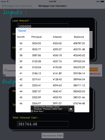 Mortgage Calc Collections screenshot 4