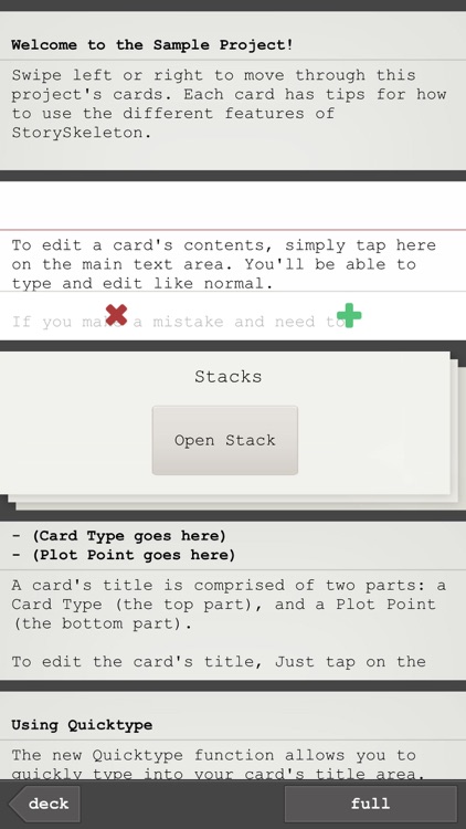StorySkeleton screenshot-4